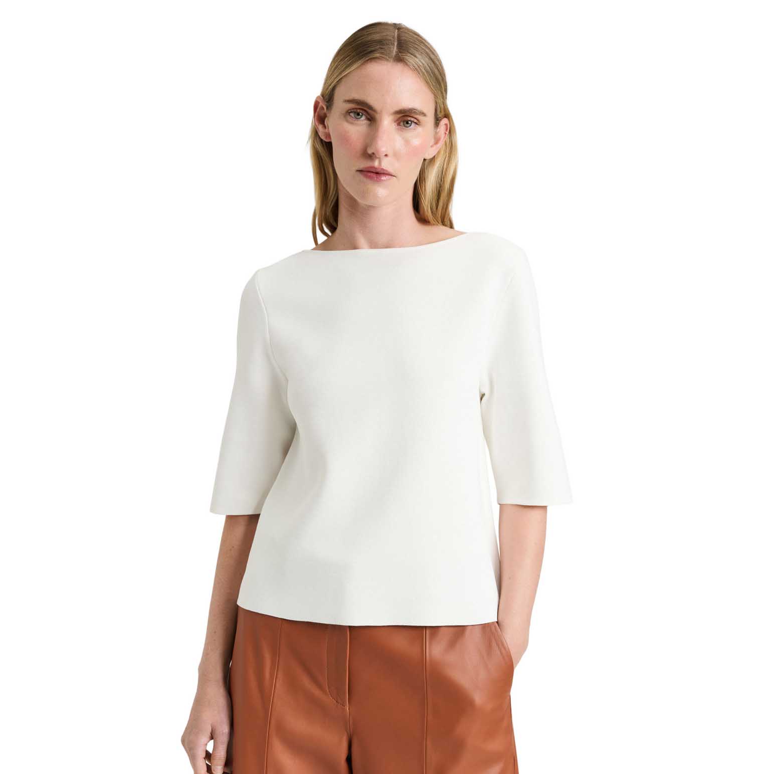 Veronika Maine Milano Funnel Neck Top